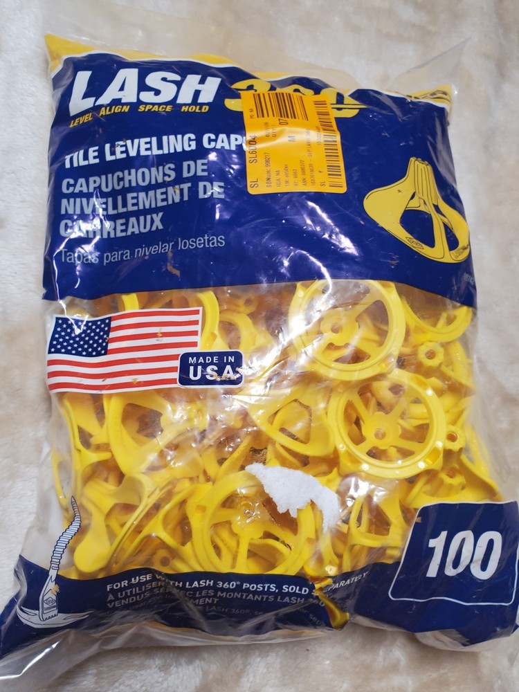 QEP LASH360 Tile Leveling Round Caps (100-Pack)