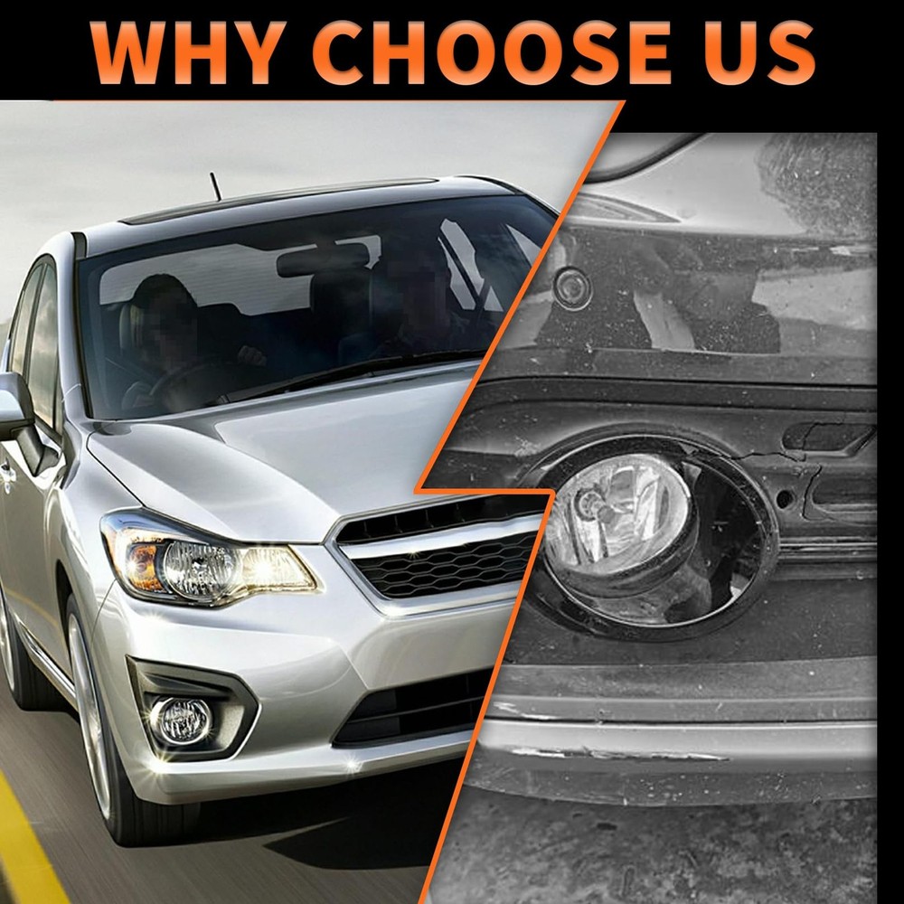 Aspaton Right Side Front Bumper Fog Light Bezel Frame Compatible with Impreza...