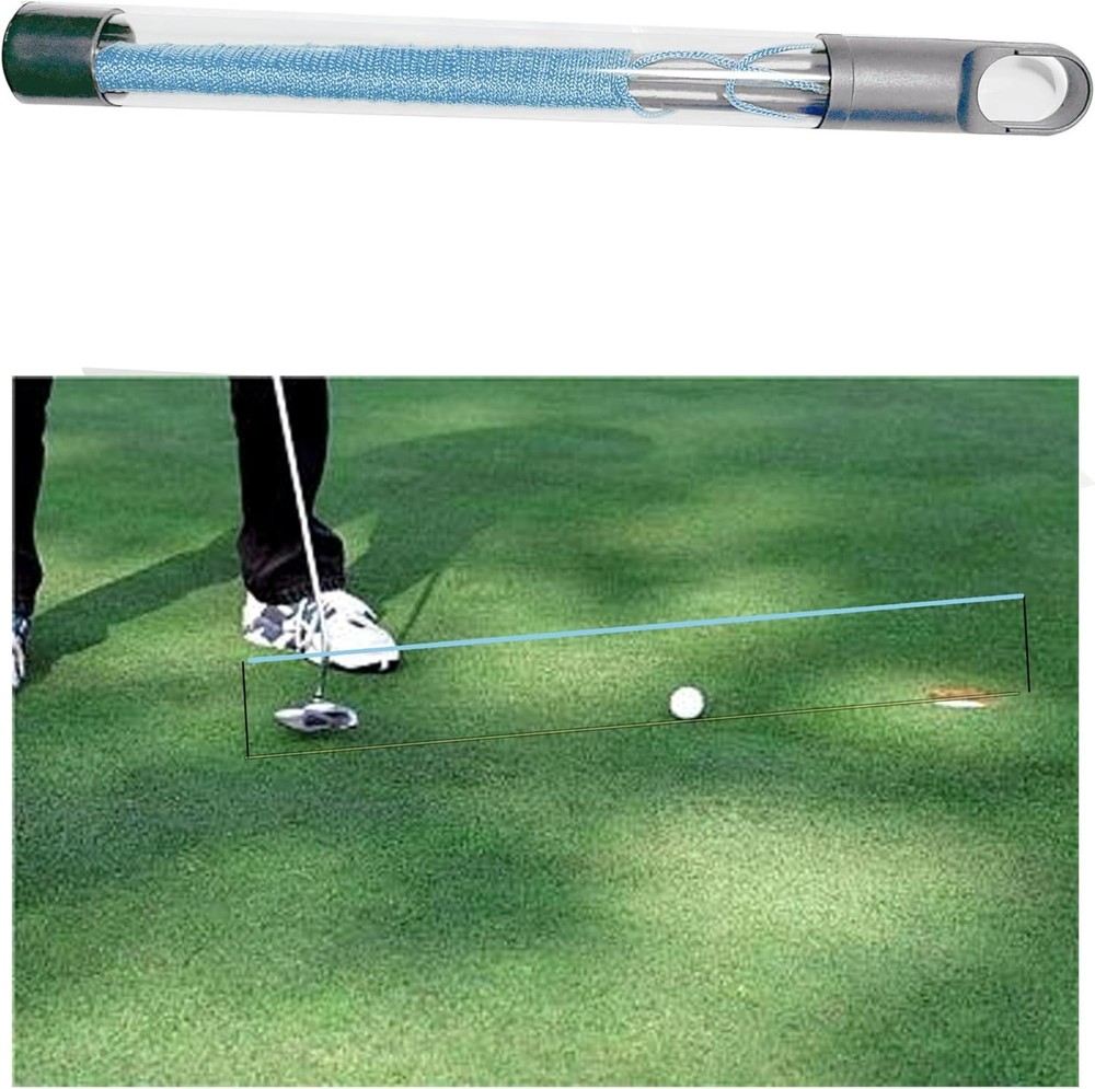 Golf Putting String Guide Line - 10 ft, Alignment Training Aid, Master Straig...