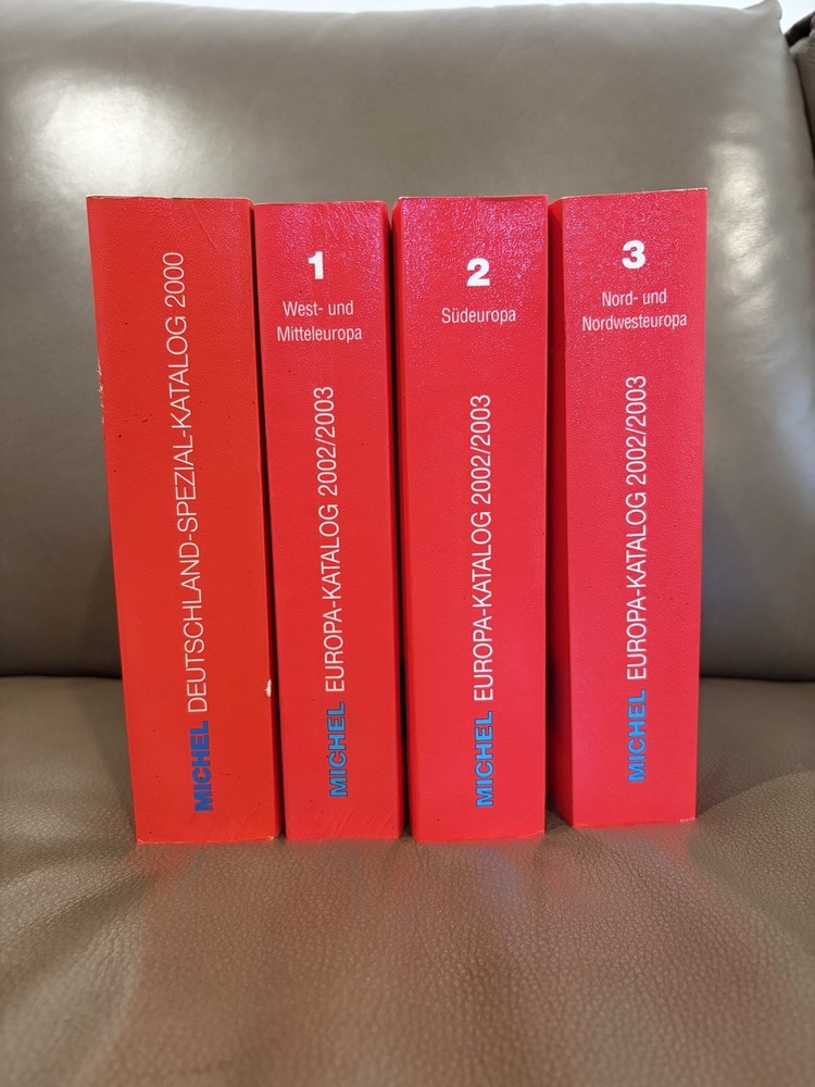 MICHEL Europa-Katalog 2002/2003 Band 1-3 + Spezial 2000 Catalog