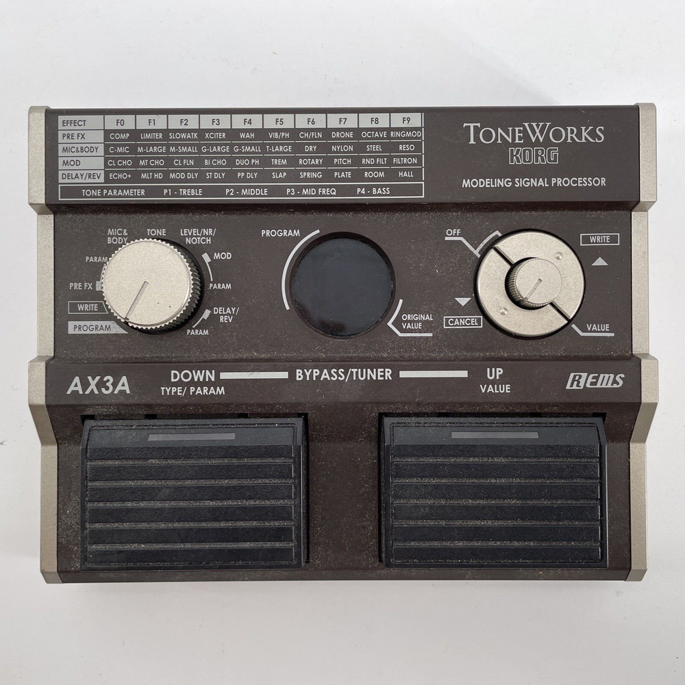 Korg ToneWorks AX3A Acoustic Guitar Multi-Effects Pedal