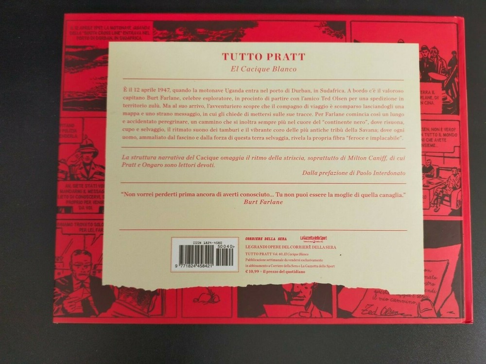 comic ALL PRATT RIZZOLI LIZARD number 40 HORIZONTAL