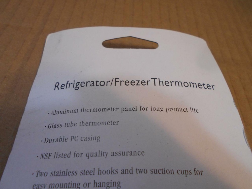 Update International Refrigerator/Freezer Thermometer THRE-50L ~