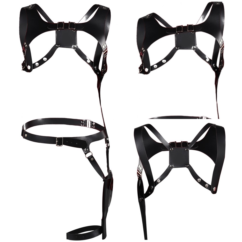 RE4 Remake Ada Wong Harness Shoulder Holster Harness Gun Bag Halloween Cosplay