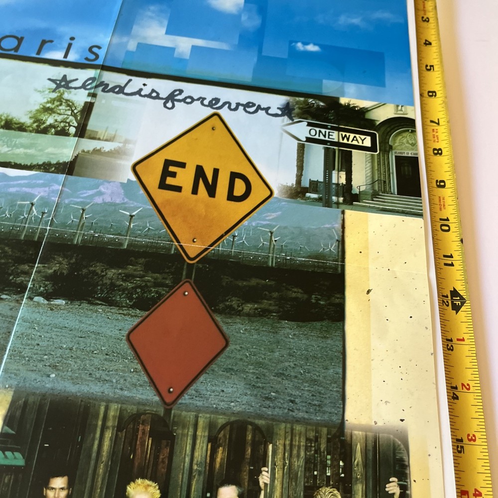 THE ATARIS End Is Forever Vintage OG Promo Poster Kung Fu Live Tour Y2K Dimas