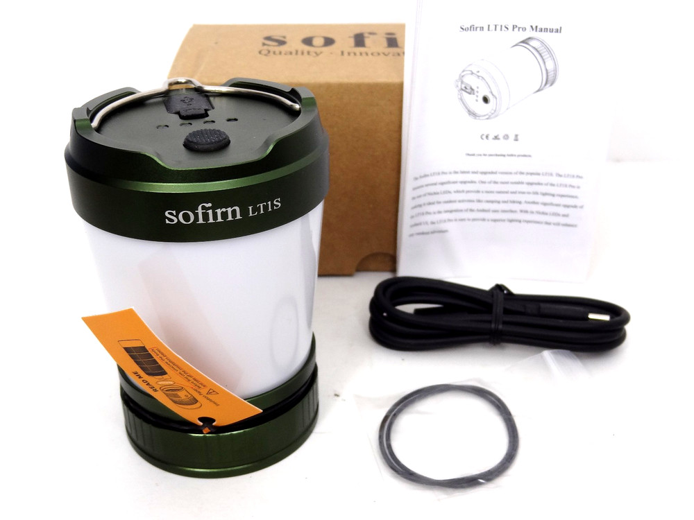 Sofirn LT1S LED Rechargeable Lantern, Adjustable Warm/Cool White/Red (Green)