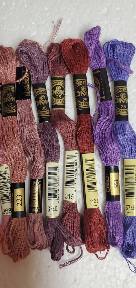 30 Skeins all DMC Embroidery Floss Thread. NO DUPLICATES