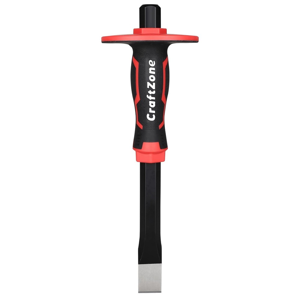 Masonry Chisel, Heavy Duty Flat End Rock Concrete Mortar Stone Brick Chisel w...