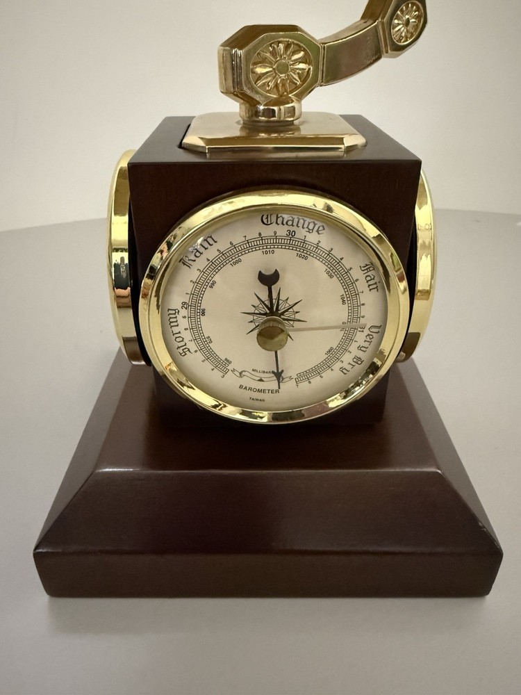 Replogle 9” World Classic Globe - Thermometer - Hygrometer - Barometer