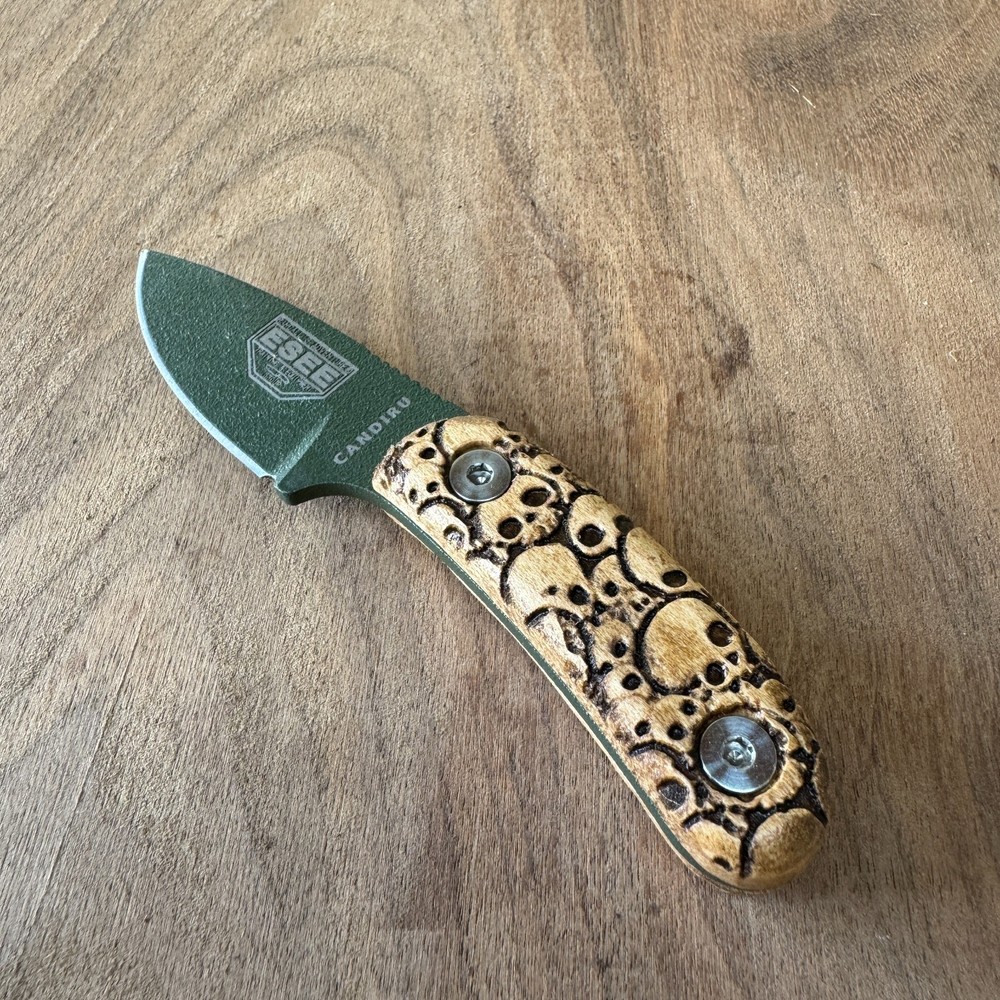 Cryptkeeper scales compatible with ESEE Candiru knife