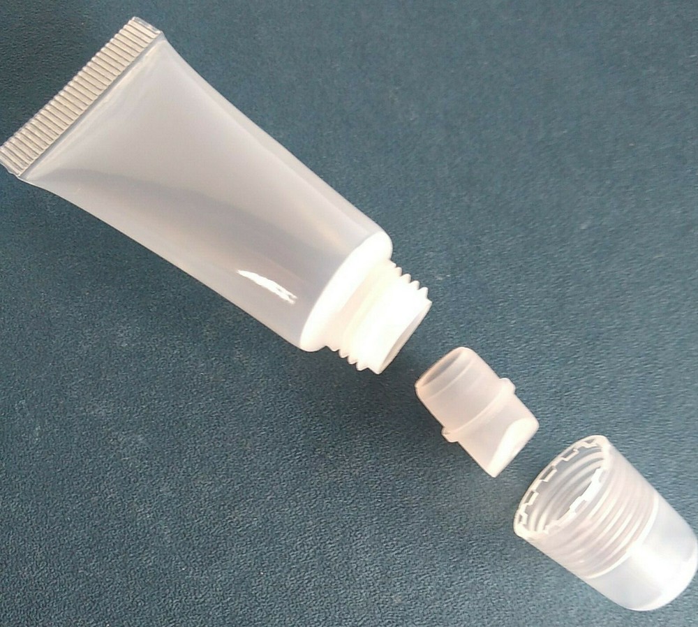 Empty Lipbalm Cosmetic Tubes Clear (90) 5 ML Refillable Plastic Containers