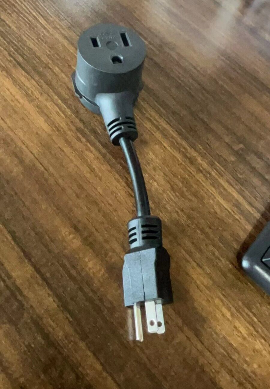 20CM Welder Adaptor Cord Convert 220V to 110V Plug Welder Extension