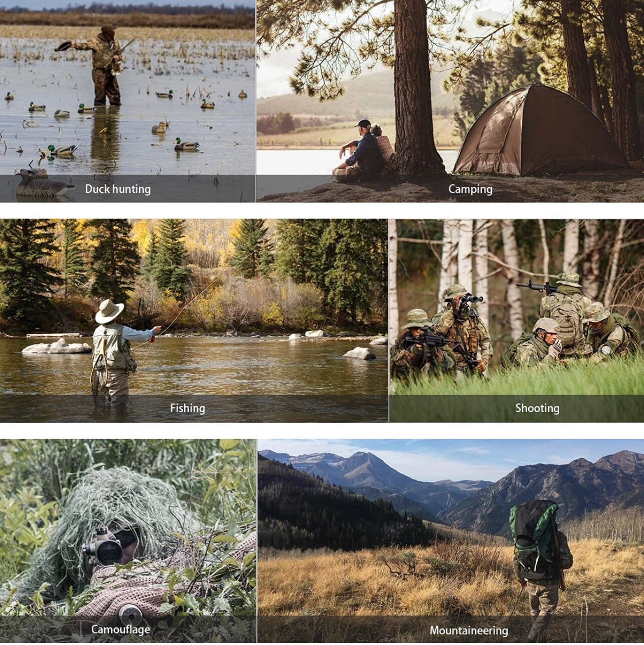 Scrim Net Sniper Veil Camouflage Tactical Scarf Wrap