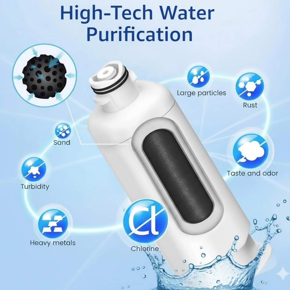 Water Filter DA97-17376B 2 Pack Replacement For Samsung Refrigerator Unit