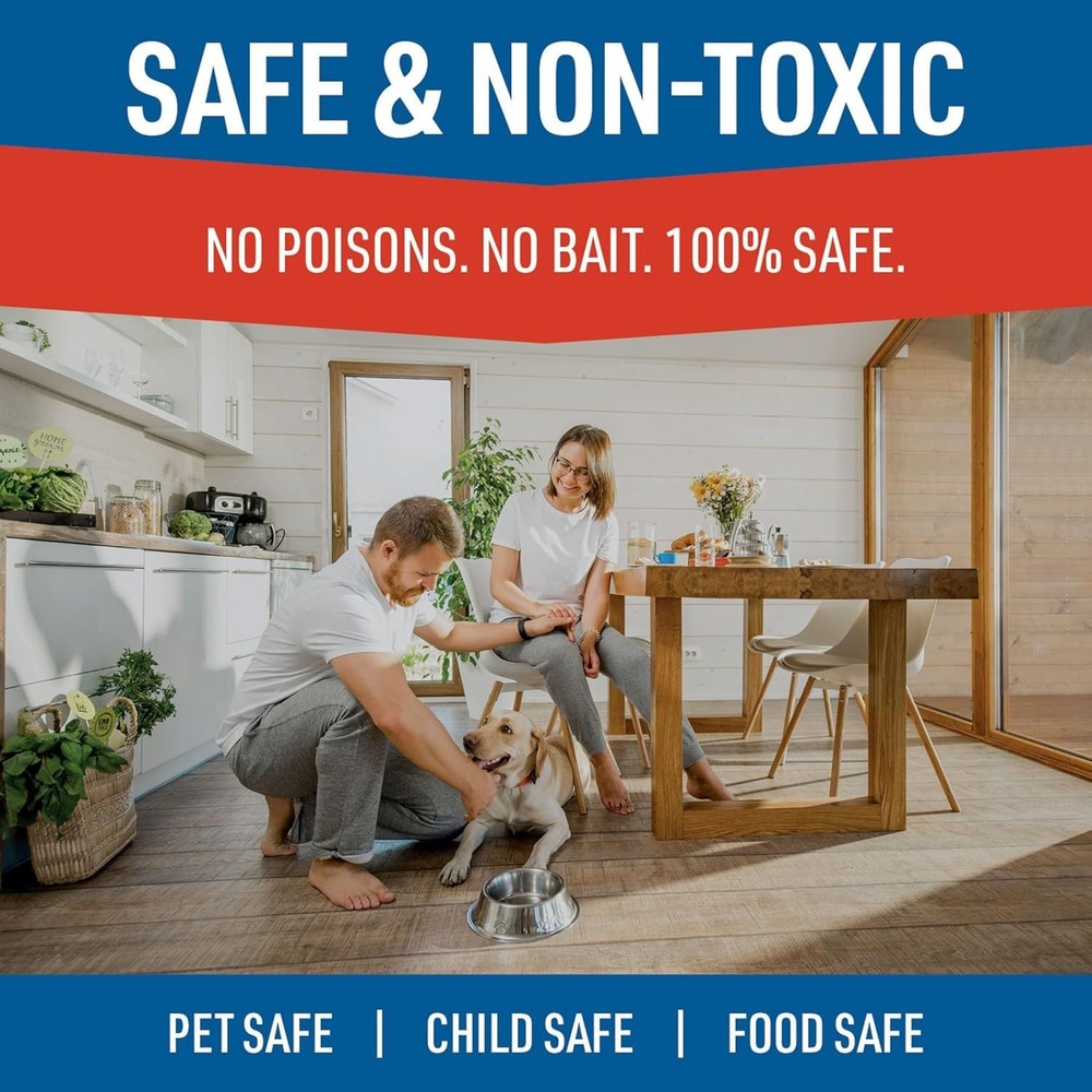 421CL Repeater Multiple Catch Mouse Trap with Clear Inspection Window