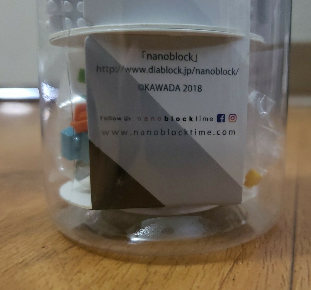 Nanoblock Watch Round Blue Camo. NEW
