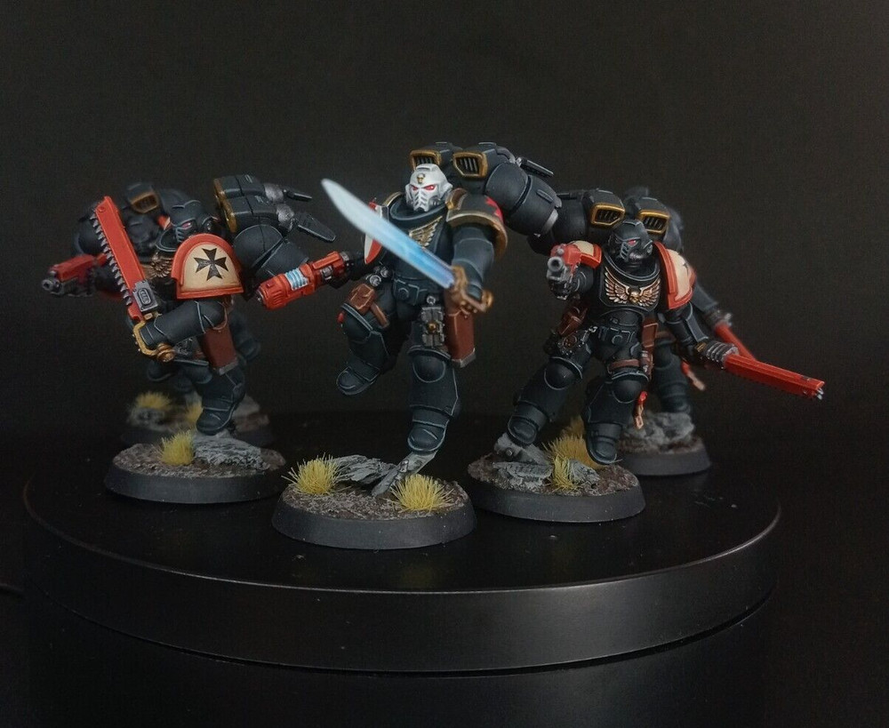 Commission miniatures PRO Painted - Jump Pack Intercessors Black Templars
