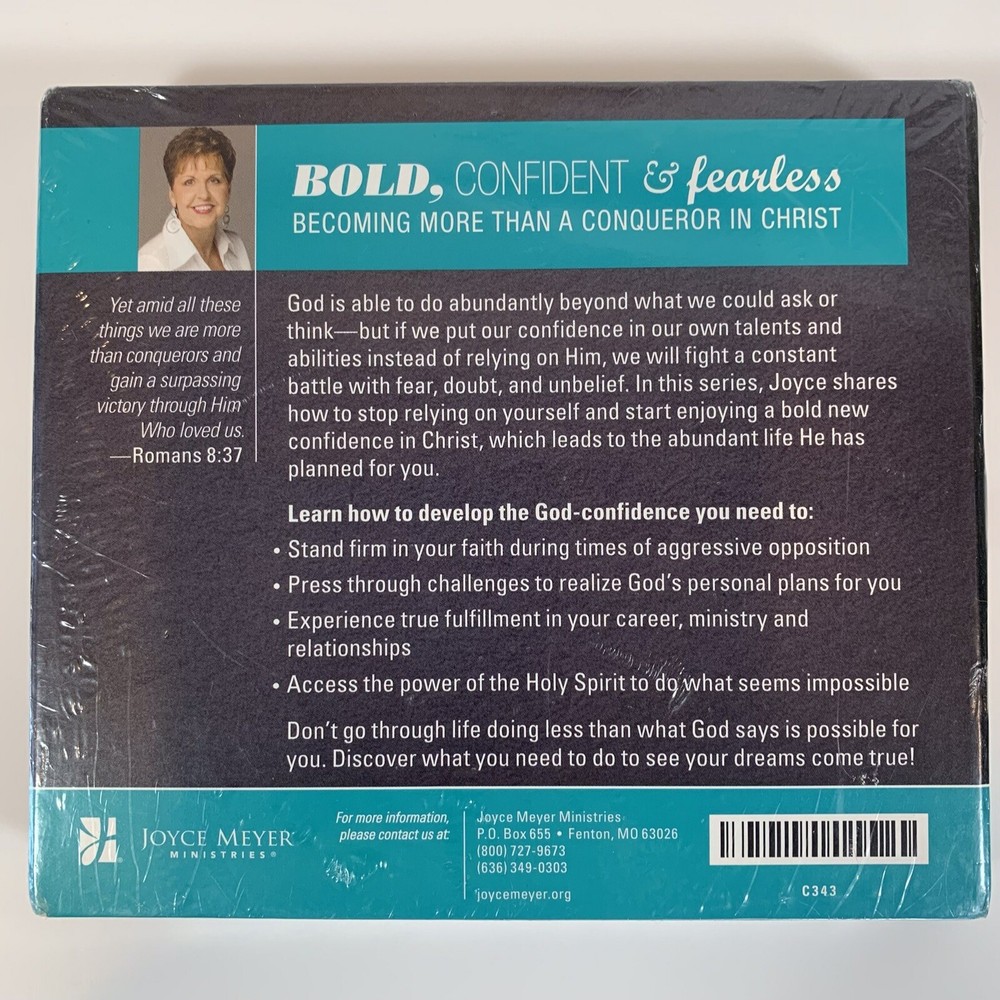 Joyce Meyer Ministries CD Sets. (Two) 4 CD Sets. NEW SEALED