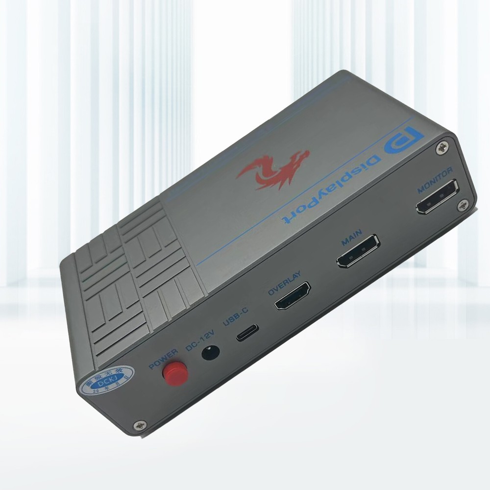 CapDMA Video Overlay Box 4K Adaptive Fuser HDMI-compatible DMA Video Processor