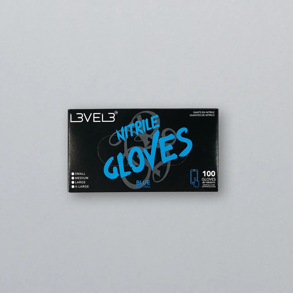 Level 3 Professional Nitrile Gloves Blue Small, Medium, Large NEW
