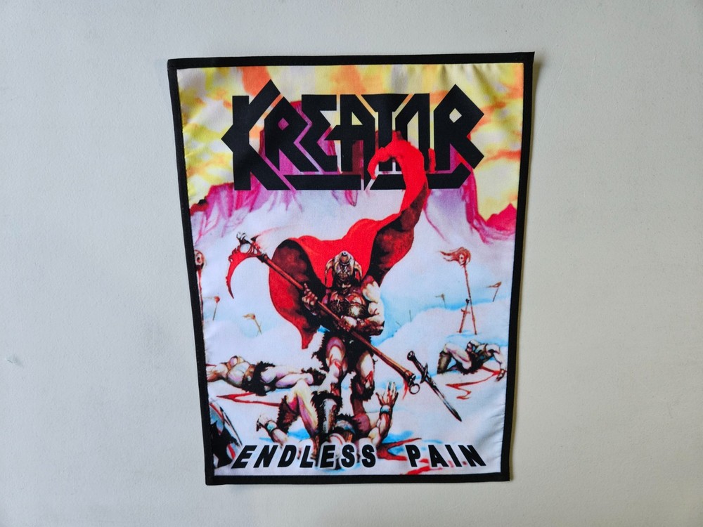 KREATOR, ENDLESS PAIN, SEW ON SUBLIMATED LARGE BACK PATCH