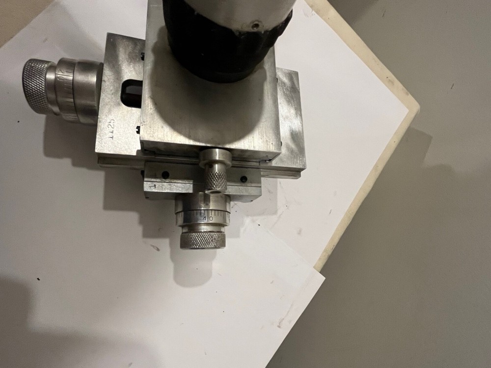 Microtron X Y Sliding Positioning Table by Wilson Mechanical Inst. Division