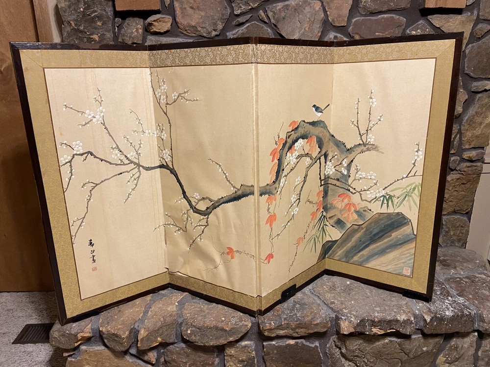 japanese 4 panel screen / divider