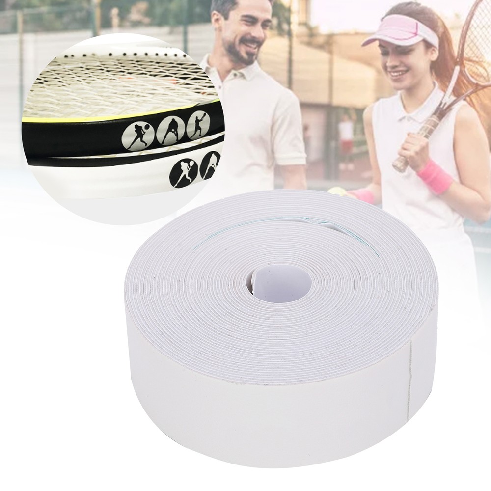 (White)Racket Tape Lightweight Racket Protectors Protect DS
