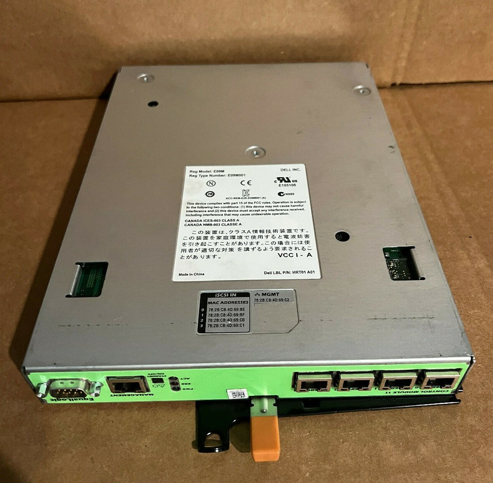 Dell EqualLogic Type 11 Control Module E09M001 E09M HRT01 A01