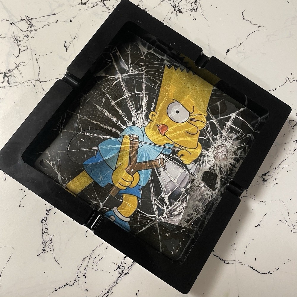 Bart Broken Glass Ashtray