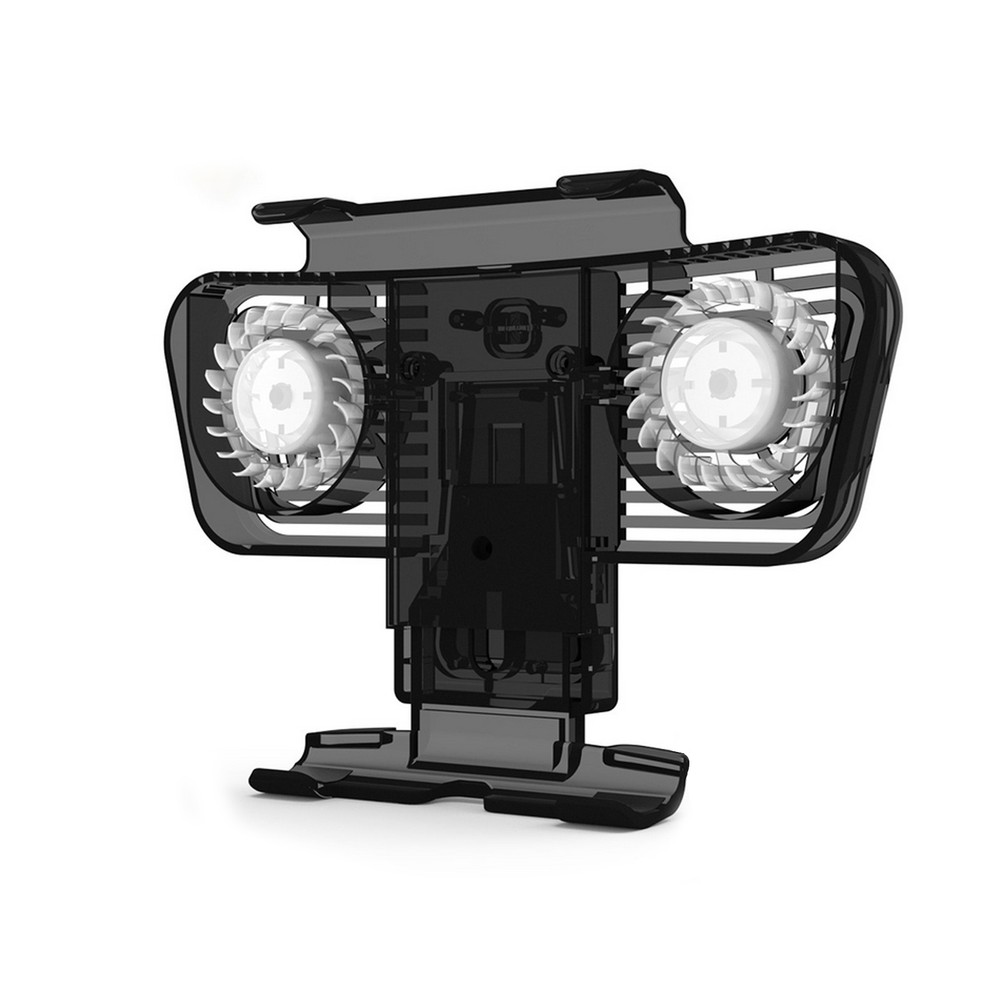 2 Blue LED Fan Cooling Cooler Holder Bracket Base For Steam Deck / Switch/OLED