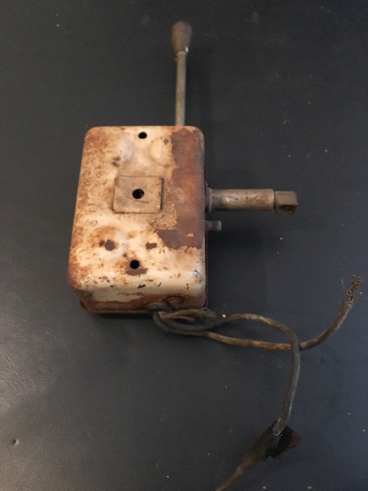Vintage Level Toggle Knob Industrial Mechanical Spring