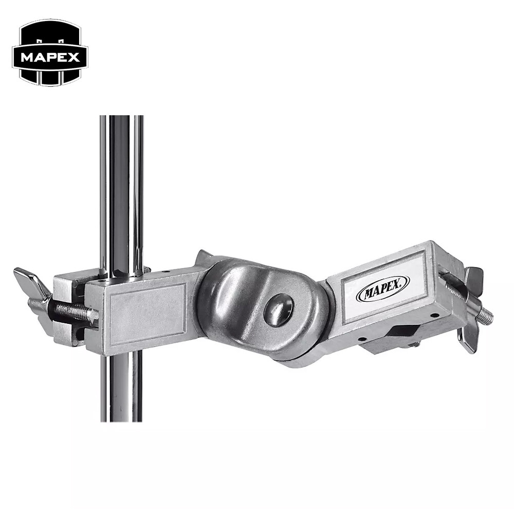 Mapex AC902 90 Degree Double Angle Adjustable Multi-Clamp - Silver