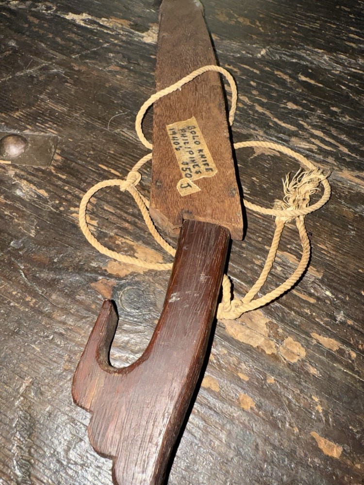 Ww2 Bolo Knife Philipines WWII