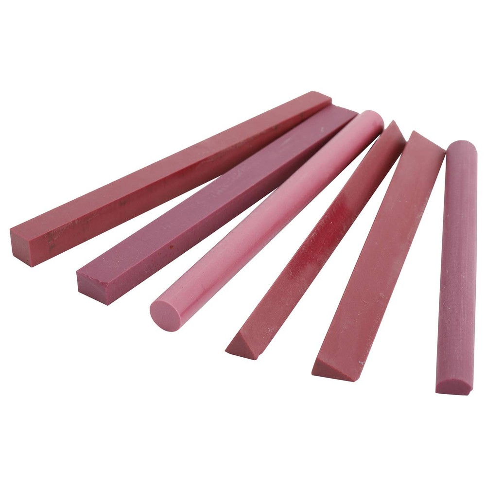 YaeMarine 6pcs 3000# Ruby Stone/Whetstone Sharpening Stone Polishing Stone Se...