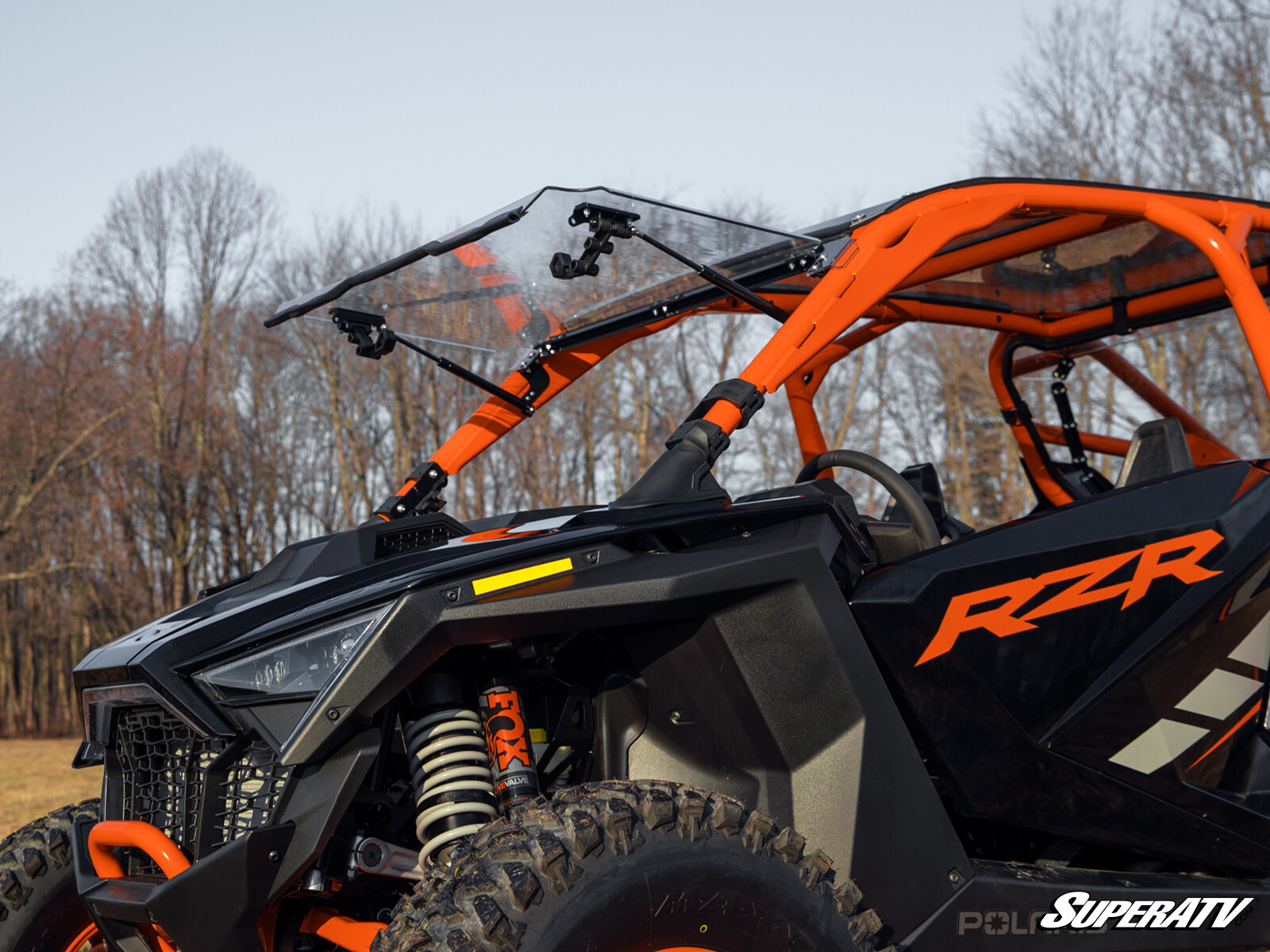 SuperATV Scratch Resistant Flip Windshield for Polaris RZR PRO R 4 (2022+)