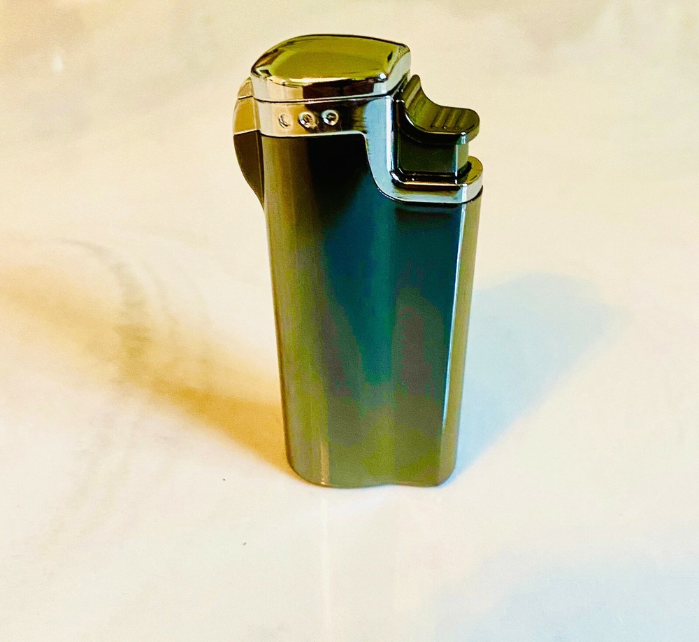 3 FLAMES TORCH LIGHTER GLOSSY FINISH BUTANE REFILLABLE