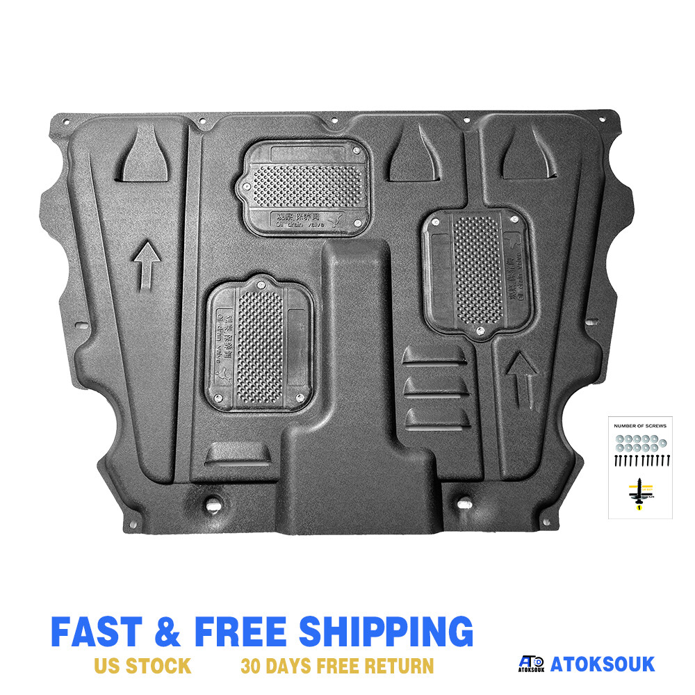 Thick Engine Splash Shield For Ford Edge 2015-2019 Front Engine Guard Hard