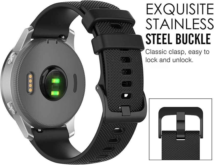 18/20mm Samsung Silicone Watch Band Divers Replacement Strap Quick Release Lot