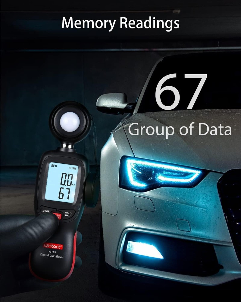 Multifunction Digital Lux Meter with Backlit Display - Perfect for Professionals