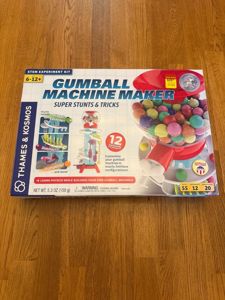Thames & Kosmos Gumball Machine Maker Stem Experiment Kit