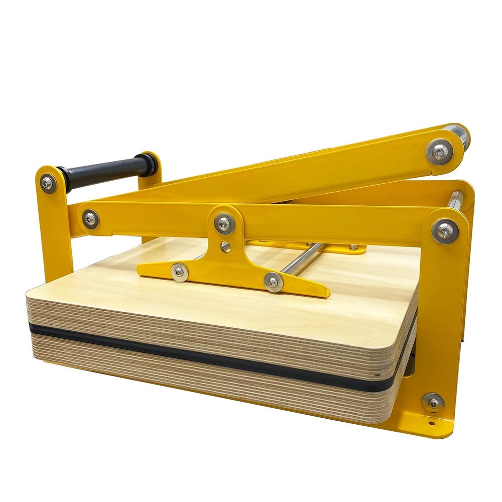 Manual Flat Press Printmaking Machine 11*11" Letterpress Printing Triangular Bra