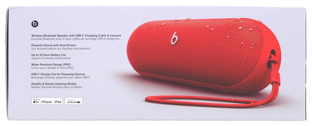 Apple Beats Pill Wireless Bluetooth Speaker (Statement Red)