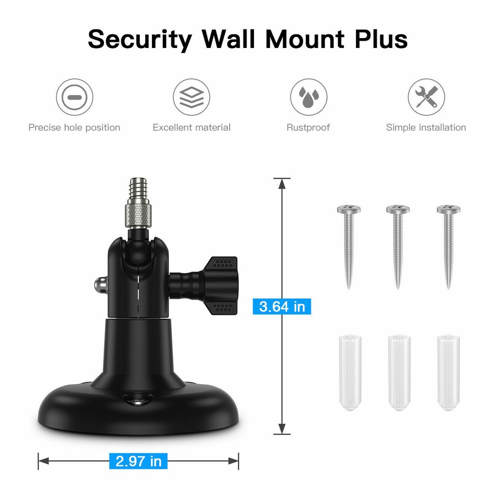 HOLACA Security Wall Mount Brackets for Arlo Pro 2, Arlo Pro 4, Arlo ultra 3pack