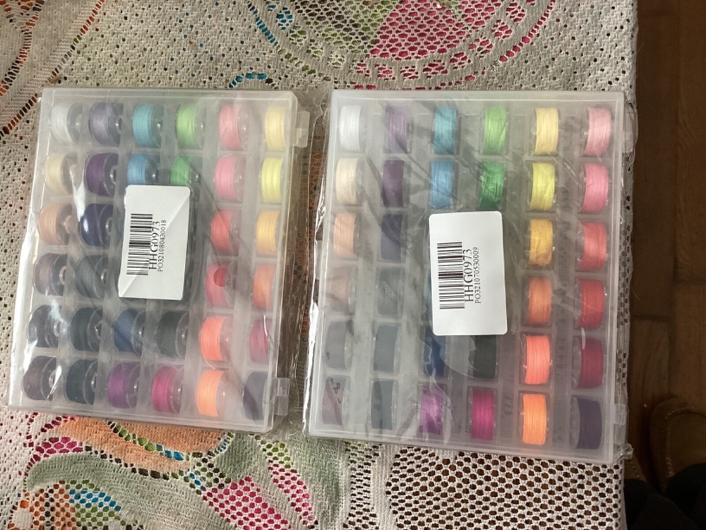 Prewound Bobbins 72 pcs Style A Size CS multi colors