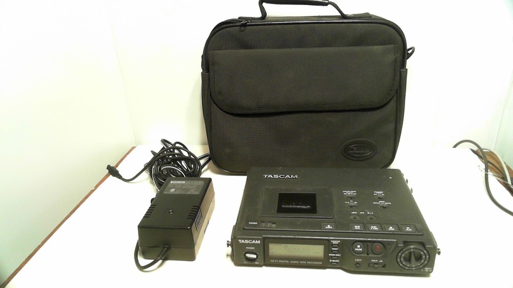 TASCAM DA-P1 Portable DAT Recorder (with Battery) & AC Adapter