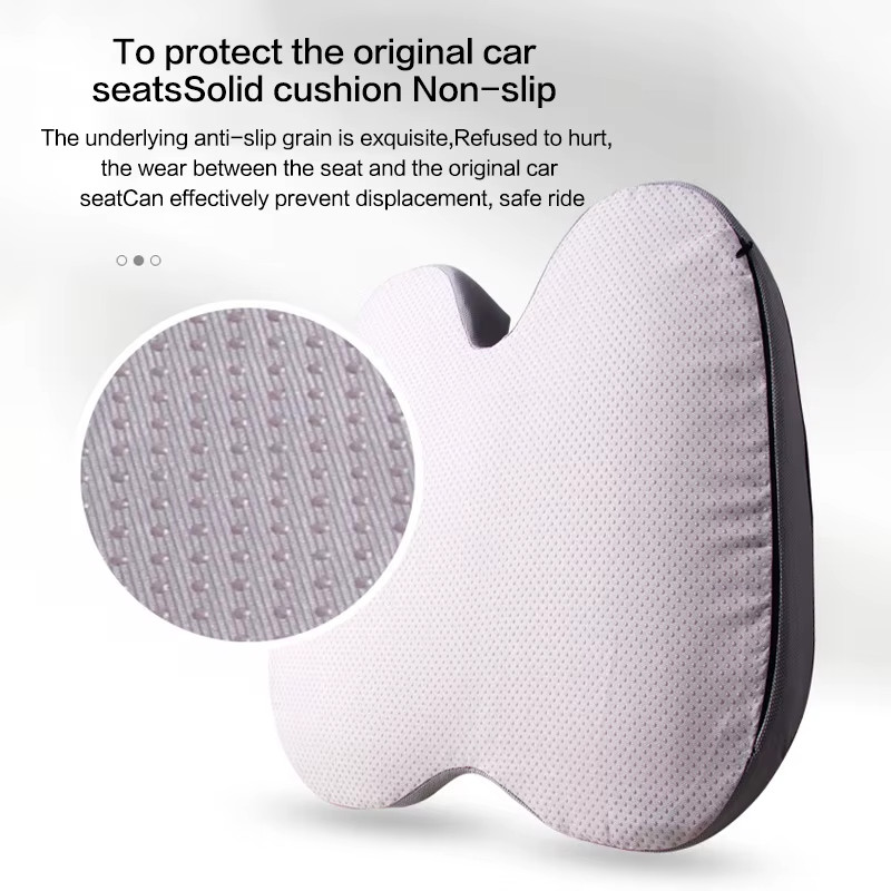 Memory Foam Prostate Cushion Tailbone Sciatica Back Pain Relief | Comfy Car Seat