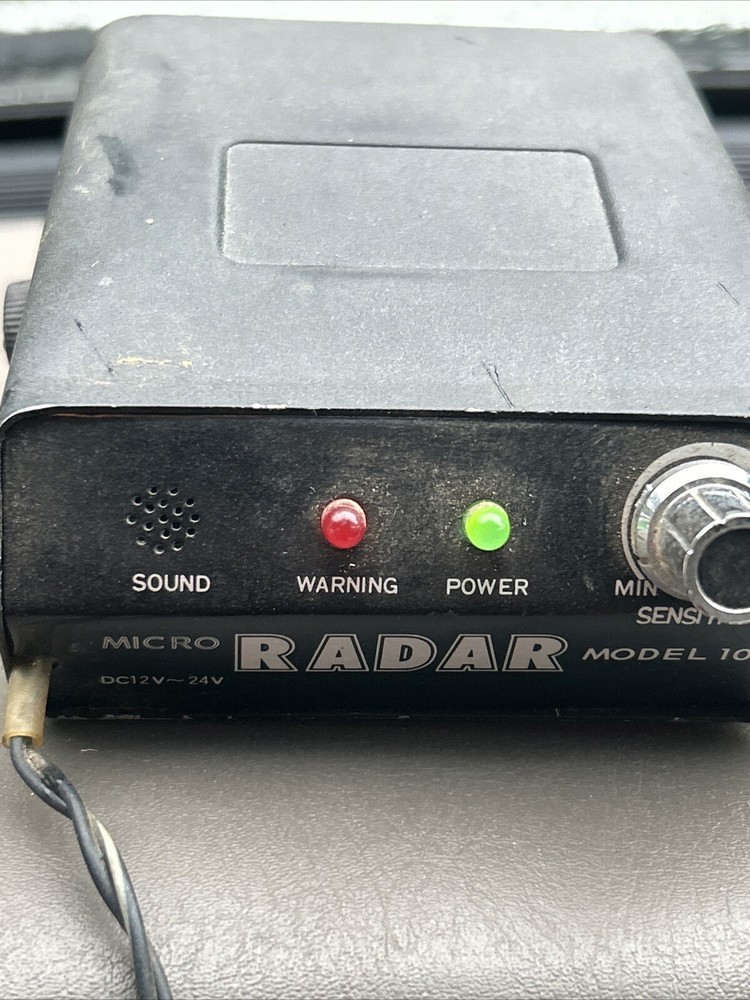 Vintage 1980’s Micro Radar Detector Model 100 Works