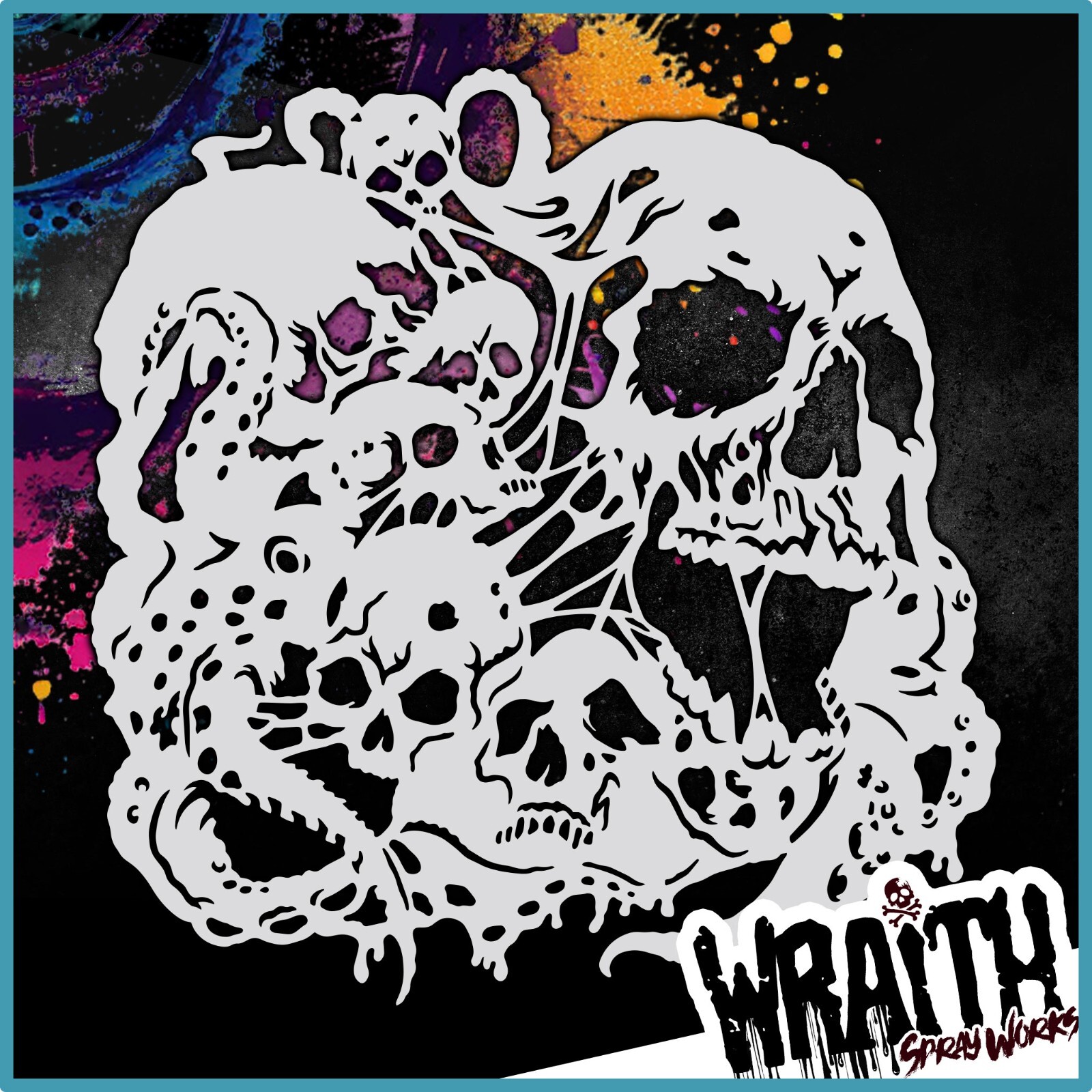 Horror From the Deep #3 - Reusable Airbrush Stencil Template