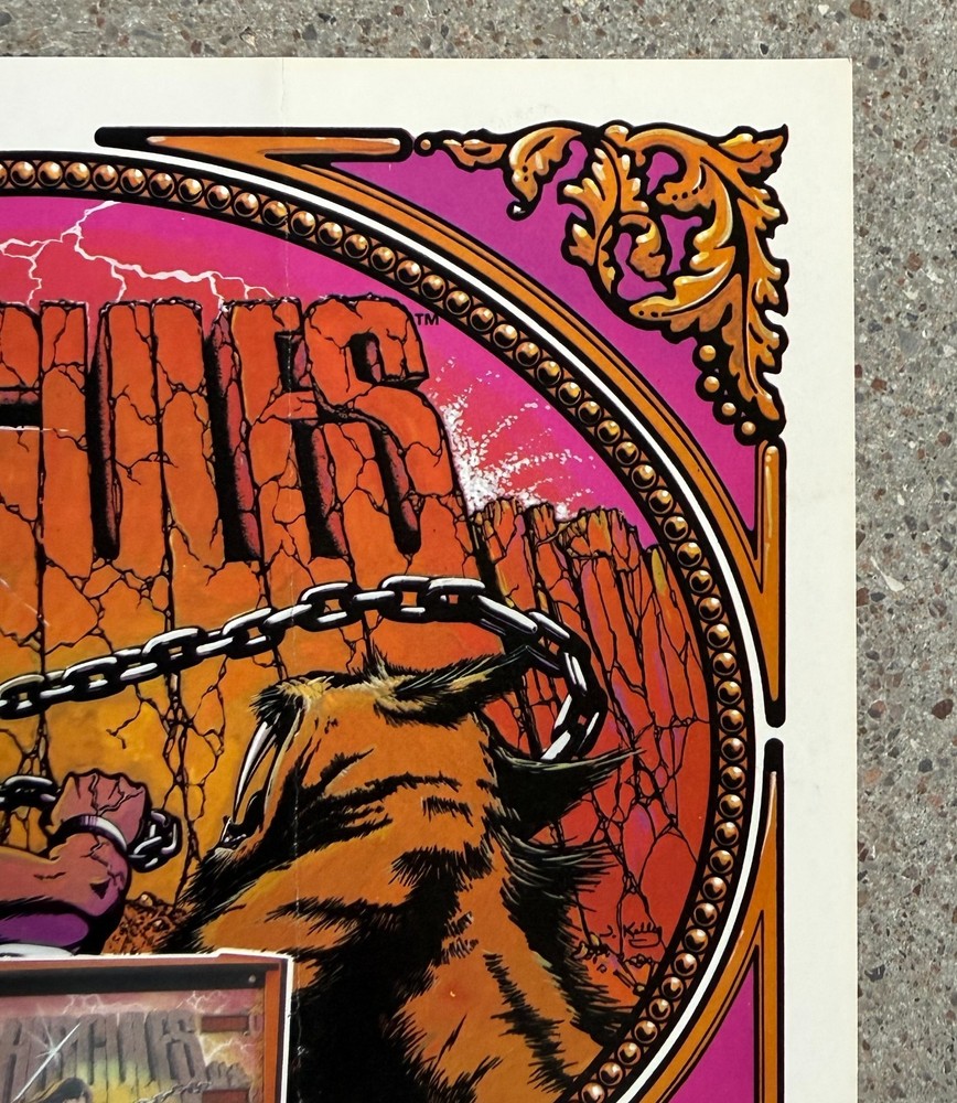 Hercules Original Pinball Arcade Flyer | 1979 Atari | Fair Condition